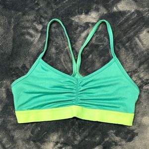 Old Navy Active Teal Sports Bra Light Support